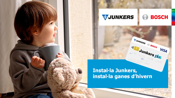 Instal·la calderes Junkers plus i guanya fins a 180€!